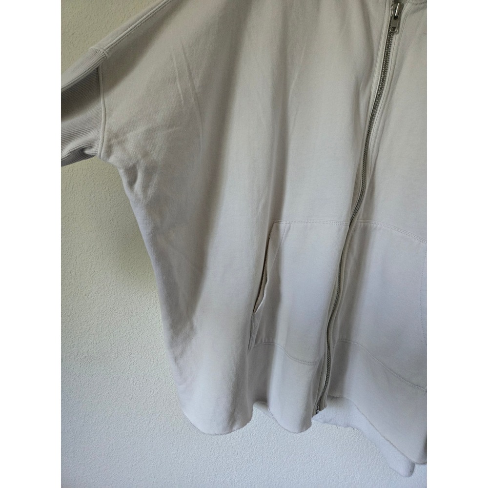 Free People Camden L Hoodie Grey Oversized Zip Up Sweatshirt OB1475709 NWT - Picture 8 of 14